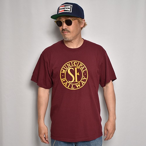 San Francisco Municipal Railway S/S Original SF Logo T-Shirt�ʥߥ�� T����ġ˥С�����ǥ� [a-6982]