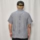��US Customized Over Dyed S/S Guayabera Shirt(�����С��������塼�Х����)�֥�å�/������40 [y-0318]