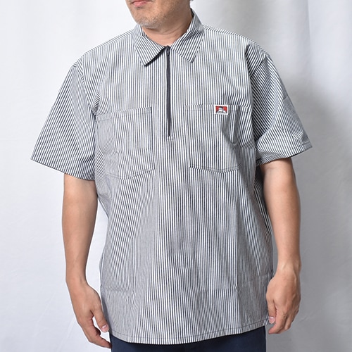 Ben Davis/1/2 Zip S/S Work Shirt（ベンデイビス ハーフジップシャツ