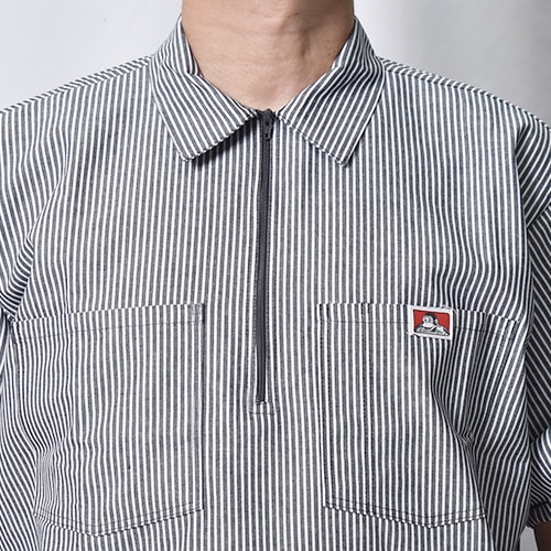 Ben Davis/1/2 Zip S/S Work Shirt（ベンデイビス ハーフジップシャツ