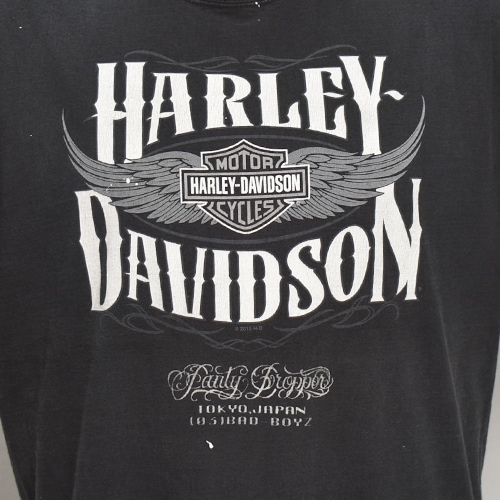 Panty Dropper��US/Custom Printed Biker S/S T-Shirt/Script Logo Reflector(�ѥ�ƥ��ɥ��åѡ��ߥ��� T�����)�֥�å�/������XL [y-0431]