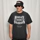 Panty Dropper��US/Custom Printed Biker S/S T-Shirt/Script Logo Reflector(�ѥ�ƥ��ɥ��åѡ��ߥ��� T�����)�֥�å�/������XL [y-0431]