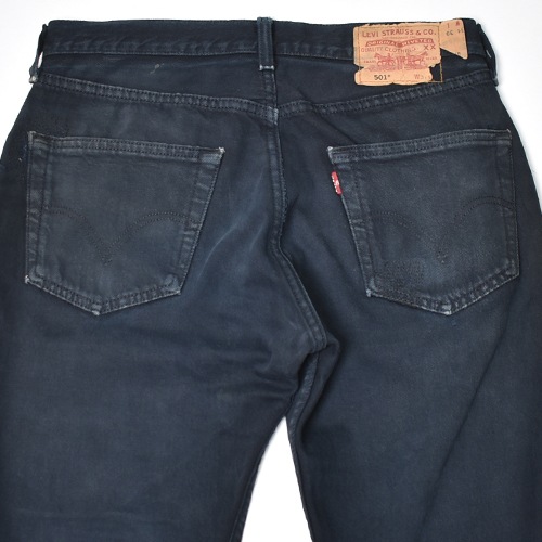 ��Levi's 501 Over Dyed Black Jeans�ʥ꡼�Х��� 501�ǥ˥�ѥ�ġ˥֥�å�/������W31 [y-1044]