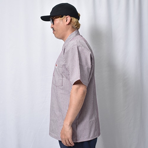 Ben Davis/1/2 Zip S/S Work Shirt（ベンデイビス ハーフジップシャツ