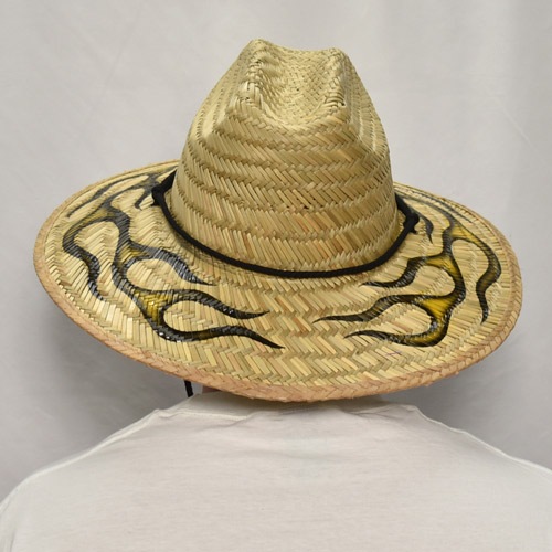 GRIMB Krazy Paint��Us/Flames Straw Hat(�����ߥ��� ���ȥ����ϥå�)�ʥ�����ߥ֥�å��ߥ������� [a-7004]