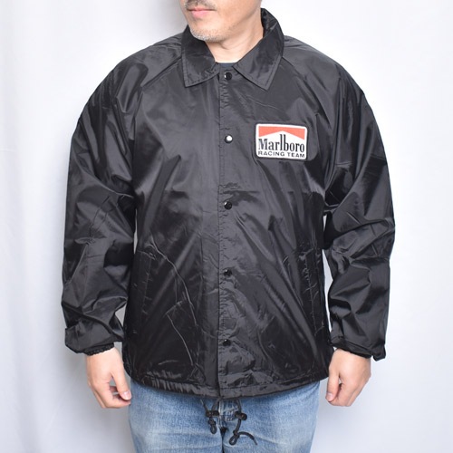 Marlboro Racing/Nylon Coach Jacket�ʥޥ�ܥ� �ʥ����󥳡������㥱�åȡ˥֥�å� [a-8385]