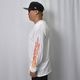 Flames Printed L/S T-Shirt�ʥե졼�ॹ T����ġ˥ۥ磻�ȡߥ�å� [a-8706]