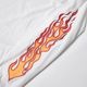 Flames Printed L/S T-Shirt�ʥե졼�ॹ T����ġ˥ۥ磻�ȡߥ�å� [a-8706]