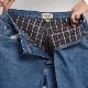 L.L.Bean/Flannel-Lined Double L JeansL/L.ӡ 饤ɥѥġ˥ǥ/W34 [z-9676]