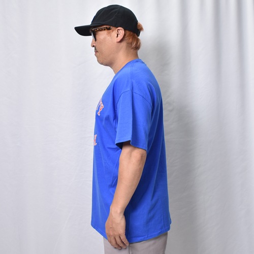 Hells Angels New Roc City/Flaming Skull S/S T-Shirt�ʥإ륺���󥸥��륹 T����ġ˥֥롼 [a-8579]