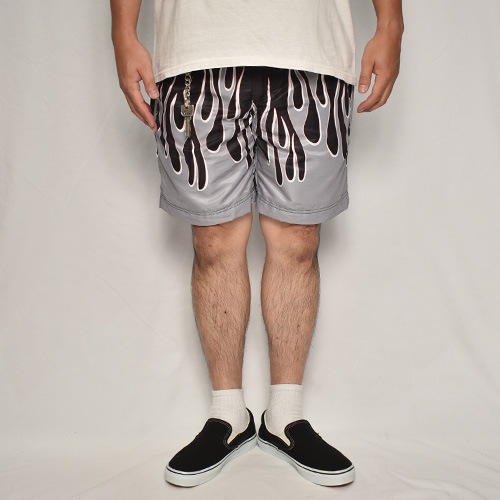 Nitro Flames Amphibious Nylon Easy Short Pants�ʥե졼�ॹ �ʥ����󥤡��������硼�ġ˥��졼�ߥۥ磻��/��åɡߥ֥�å� [a-8065]