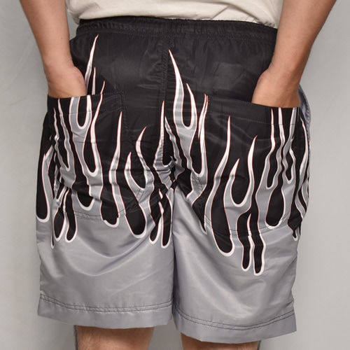 Nitro Flames Amphibious Nylon Easy Short Pants�ʥե졼�ॹ �ʥ����󥤡��������硼�ġ˥��졼�ߥۥ磻��/��åɡߥ֥�å� [a-8065]