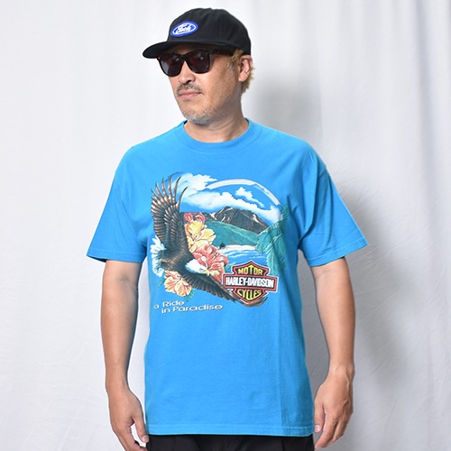 Vintage/Old Harley Davidson Dealer & Rally T-Shirt(ハーレー