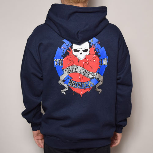 Rip City Skates/40th Anniversary Zip Up Hoodie�ʥ�åץ��ƥ��������� �������åȥѡ������˥ͥ��ӡ� [a-2896]