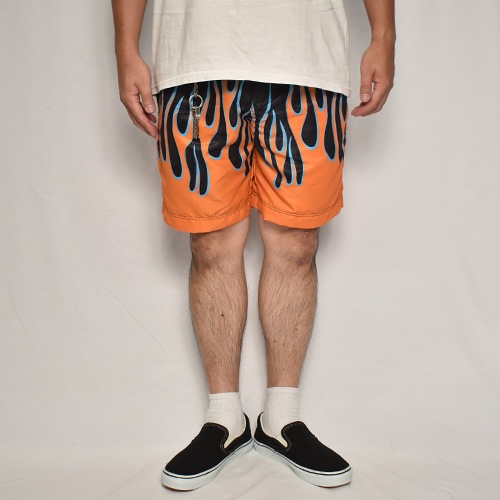 Nitro Flames Amphibious Nylon Easy Short Pants�ʥե졼�ॹ �ʥ����󥤡��������硼�ġ˥���󥸡ߥ֥롼�ߥ֥�å� [a-8066]