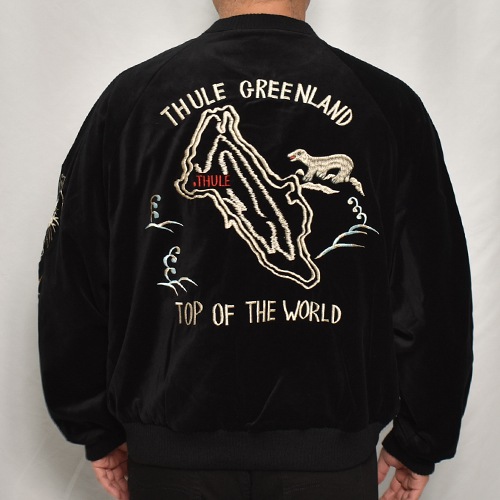ノ*イ様 Towncraft×US Velour Souvenir Jacket Towncraft×US/Velour Souvenir Jacket/Thule Greenland（タウン