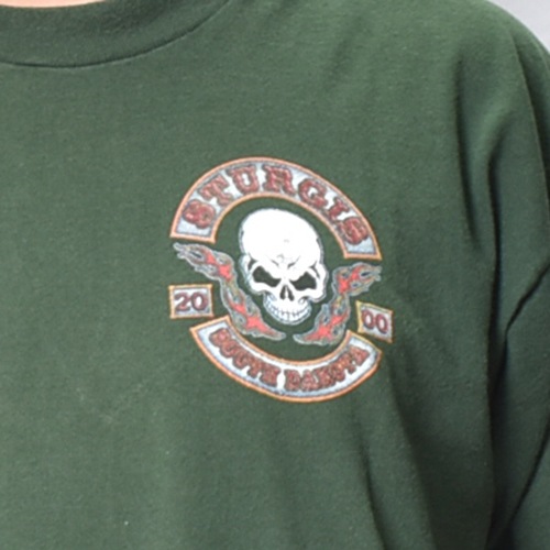 ��Vintage/Old Harley Davidson Dealer & Rally T-Shirt(�ϡ��졼���ӥåɥ��� T�����)�ե��쥹�ȥ��꡼��/������XL [y-1424]