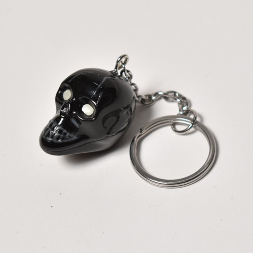 The Spooky Skull Key Holders w/Ball Chain（スカルキーホルダー