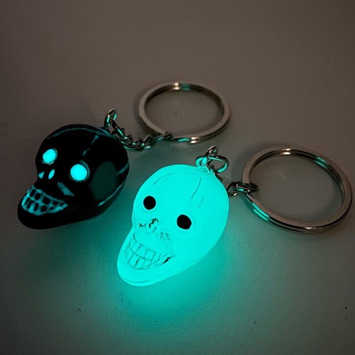 The Spooky Skull Key Holders w/Ball Chain�ʥ����륭���ۥ�����˥֥�å����߸������� [a-5384]