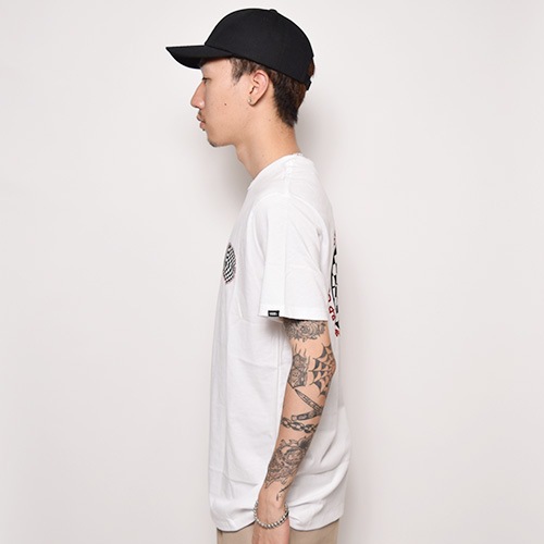 Vans/Checkred S/S T-Shirt�ʥХ� T����ġ˥ۥ磻�� [a-2344]