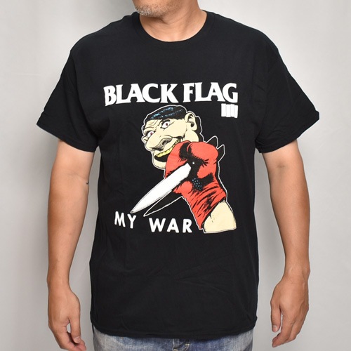 Black Flag/My War S/S T-Shirt�ʥ֥�å��ե�å� ���ե������T����ġ˥֥�å� [a-7555]