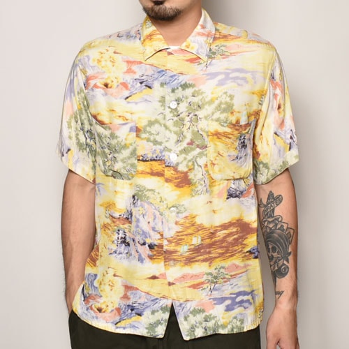 Vintage Aloha Shirts（ヴィンテージアロハシャツ）イエロー×オレンジ