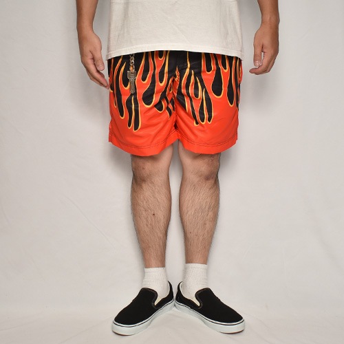 Nitro Flames Amphibious Nylon Easy Short Pants�ʥե졼�ॹ �ʥ����󥤡��������硼�ġ˥�åɡߥ��������ߥ֥�å� [a-8067]