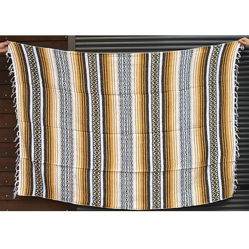 Mexican Rag Blanket�ʥᥭ������饰�֥�󥱥åȡ˥ޥ������ɡߥ֥�å��ߥۥ磻�� [a-8301]