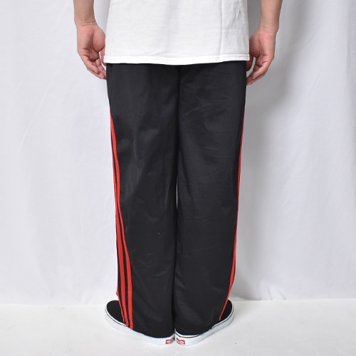 Adidas/3-Stripes Track Pants�ʥ��ǥ����� �ȥ�å��ѥ�ġ˥֥�å��ߥ�å�/������W26-38inch [y-1149]