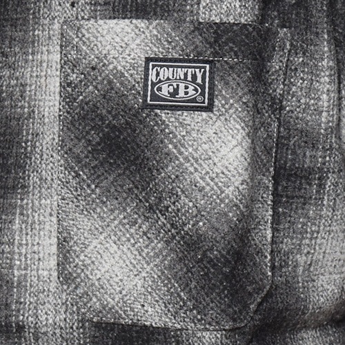 FB County/Ombre Checked S/S Wool Shirt�ʥ��եӡ�������ƥ� ����֥�����å�����ġ˥��졼�ߥ��㥳����ߥ֥�å� [a-4734]
