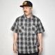FB County/Ombre Checked S/S Wool Shirt�ʥ��եӡ�������ƥ� ����֥�����å�����ġ˥��졼�ߥ��㥳����ߥ֥�å� [a-4734]