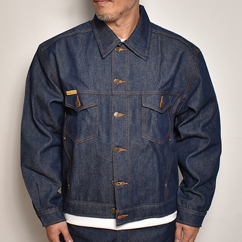 Prison Blues/Rigid Denim Trucker Jacket�ʥץꥺ��֥롼�� �ǥ˥ॸ�㥱�åȡ˥���ǥ��� [a-6728]