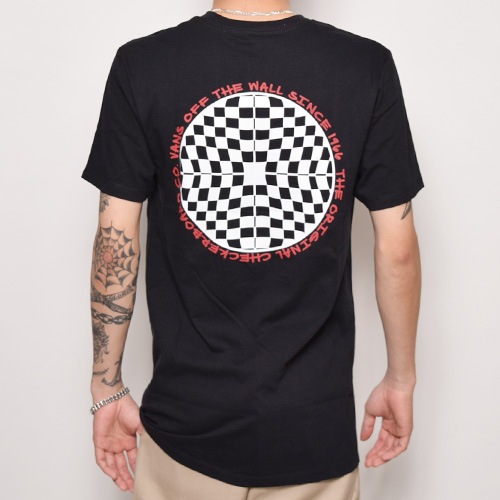 Vans/Checkred S/S T-Shirt�ʥХ� T����ġ˥֥�å� [a-2345]