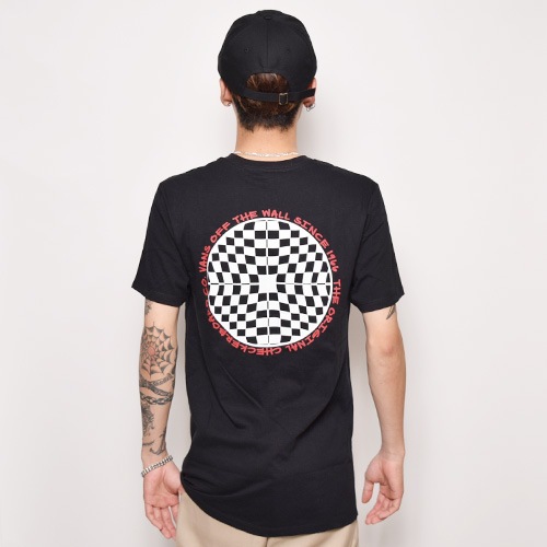 Vans/Checkred S/S T-Shirt�ʥХ� T����ġ˥֥�å� [a-2345]