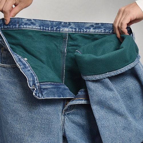 L.L.Bean/Flannel-Lined Double L JeansL/L.ӡ 饤ɥѥġ˥ǥ/W34 [z-9680]