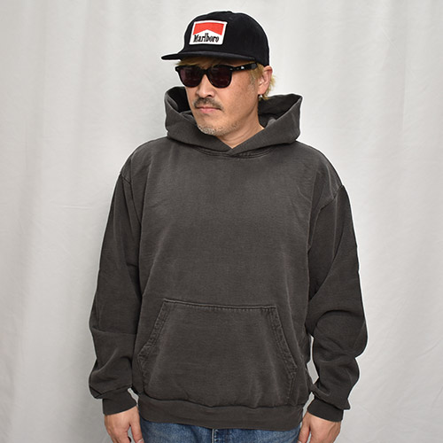 Los Angeles Apparel/Pigment Dyed 14oz. Heavy Sweat Hoodie�ʥ����󥼥륹���ѥ�� �������åȥա��ǥ����˥�����ơ����֥�å� [a-7841]