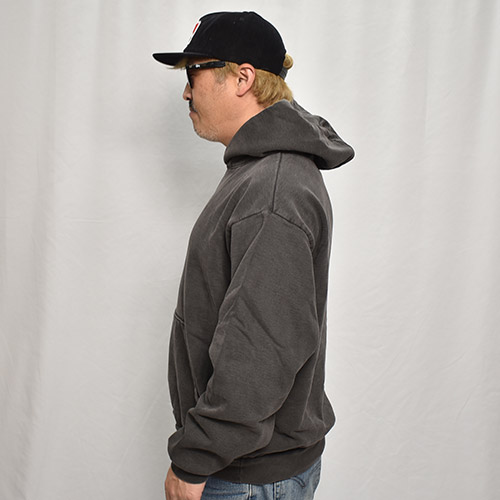 Los Angeles Apparel/Pigment Dyed 14oz. Heavy Sweat Hoodie�ʥ����󥼥륹���ѥ�� �������åȥա��ǥ����˥�����ơ����֥�å� [a-7841]