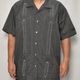 ��US Customized Over Dyed S/S Guayabera Shirt(�����С��������塼�Х����)�֥�å�/������2XL [y-0325]