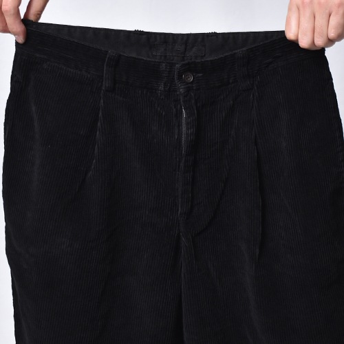 ��Us Customized 90's-00's Overdyed Super Black Wide Wale Corduroy Pants/Tommy Hilfiger�ʥ��� �����С����������ǥ�����ѥ�ġ˥֥�å�/������W32 [y-1123]