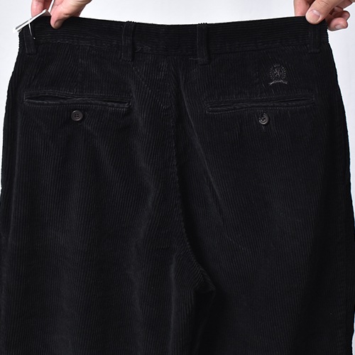 ��Us Customized 90's-00's Overdyed Super Black Wide Wale Corduroy Pants/Tommy Hilfiger�ʥ��� �����С����������ǥ�����ѥ�ġ˥֥�å�/������W32 [y-1123]