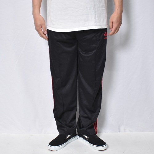 Adidas/3-Stripes Track Pants�ʥ��ǥ����� �ȥ�å��ѥ�ġ˥֥�å��ߥ�å�/������W26-40inch [y-1150]
