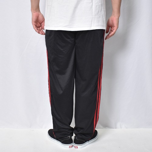 Adidas/3-Stripes Track Pants�ʥ��ǥ����� �ȥ�å��ѥ�ġ˥֥�å��ߥ�å�/������W26-40inch [y-1150]