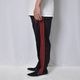 Adidas/3-Stripes Track Pants�ʥ��ǥ����� �ȥ�å��ѥ�ġ˥֥�å��ߥ�å�/������W26-40inch [y-1150]