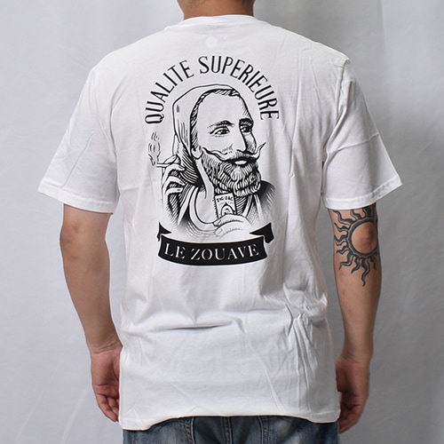 【ジグザグ】アパレルセット Zig-Zag/Qualite Superieure S/S T-Shirt（ジグザグ Tシャツ）ホワイト