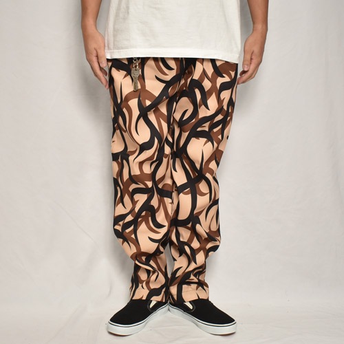 Tribal Camo Easy Pantsʥȥ饤Х륫 ѥġ˥١ߥ֥饦ߥ֥å [a-5984]