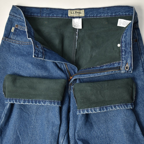 L.L.Bean/Flannel-Lined Double L JeansL/L.ӡ 饤ɥѥġ˥ǥ/W34 [z-9681]