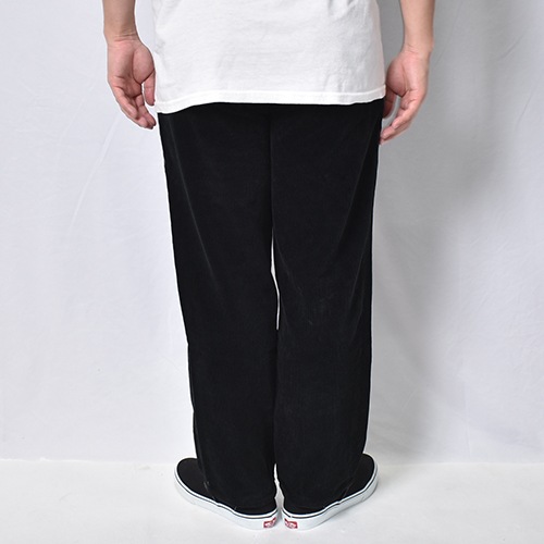 ��Us Customized 90's-00's Overdyed Super Black Wide Wale Corduroy Pants/Polo Ralph Lauren�ʥ��� �����С����������ǥ�����ѥ�ġ˥֥�å�/������W33 [y-1124]