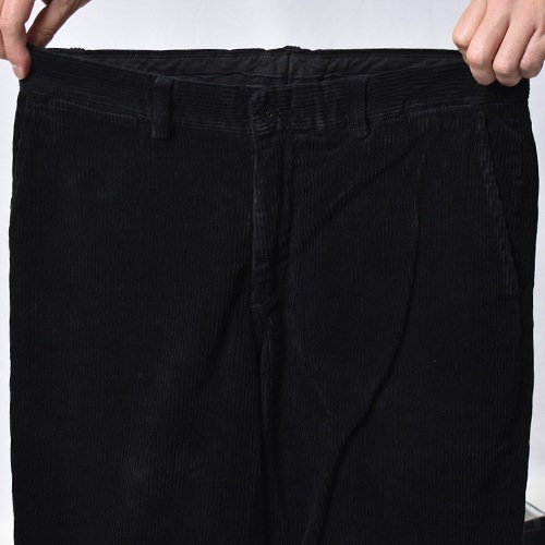 ��Us Customized 90's-00's Overdyed Super Black Wide Wale Corduroy Pants/Polo Ralph Lauren�ʥ��� �����С����������ǥ�����ѥ�ġ˥֥�å�/������W33 [y-1124]