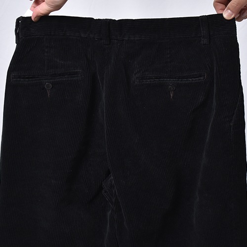 ��Us Customized 90's-00's Overdyed Super Black Wide Wale Corduroy Pants/Polo Ralph Lauren�ʥ��� �����С����������ǥ�����ѥ�ġ˥֥�å�/������W33 [y-1124]