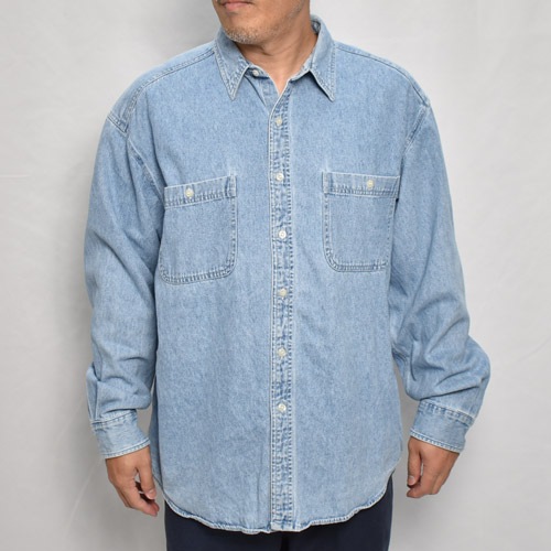 90's Old Gap/L/S Denim Shirt（ギャップ デニムシャツ）インディゴ